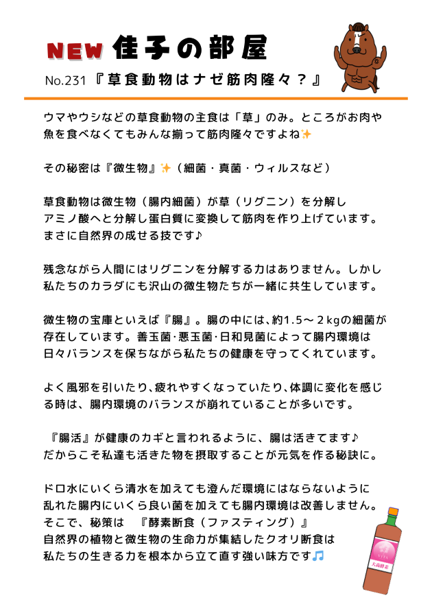 漢方医　北村佳子のコラム　No.231